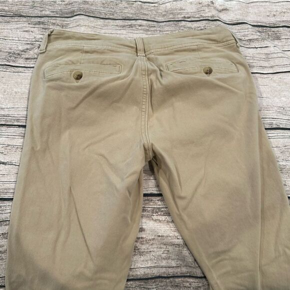 American Eagle Outfitters Kick Boot Khaki Pants Size 8 Extra Short (25” inseam) - Picture 11 of 11